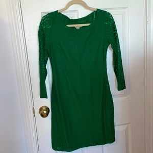 Banana Republic green crochet dress